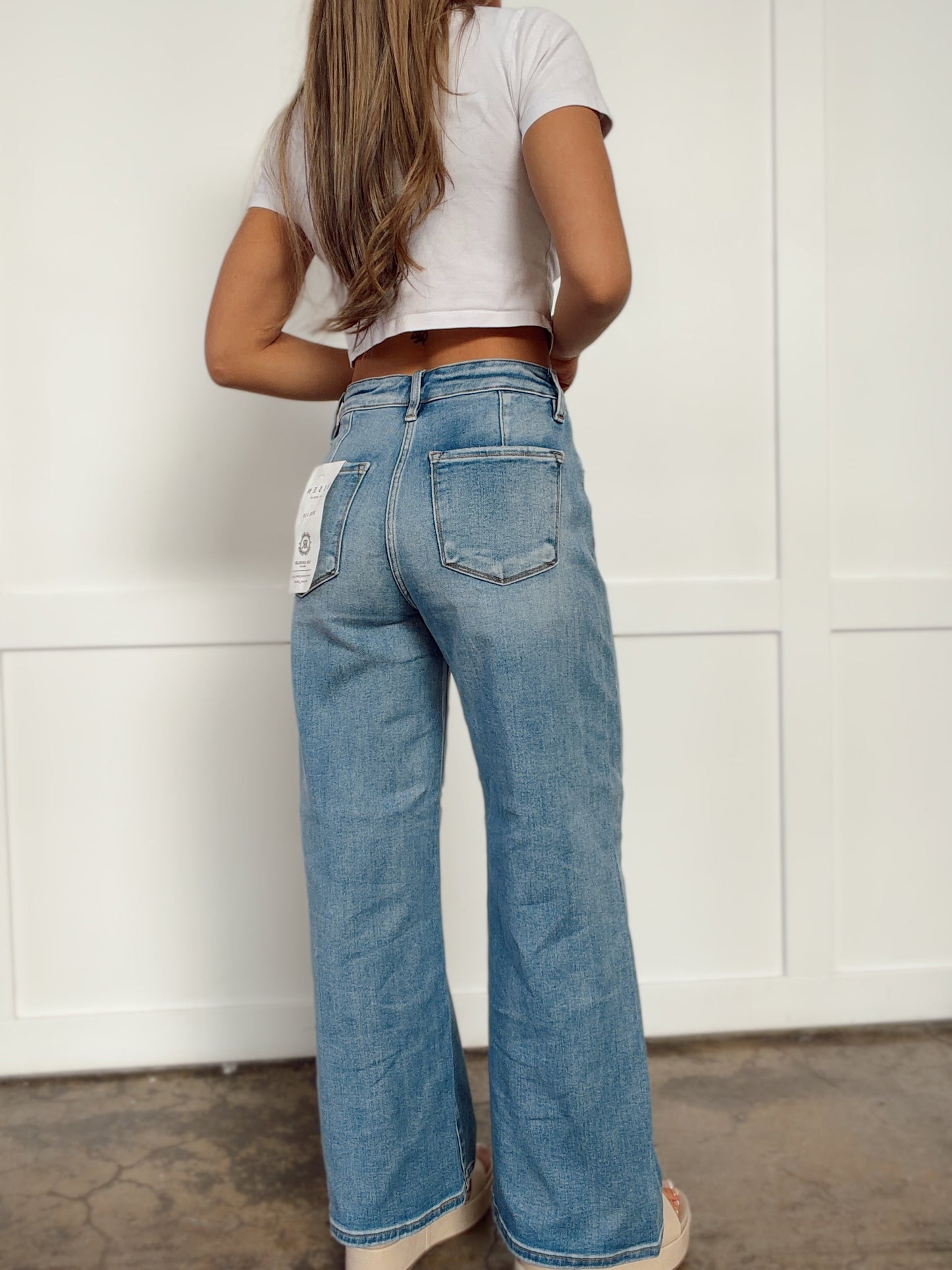 Chloe High Waisted Wide Leg Jeans