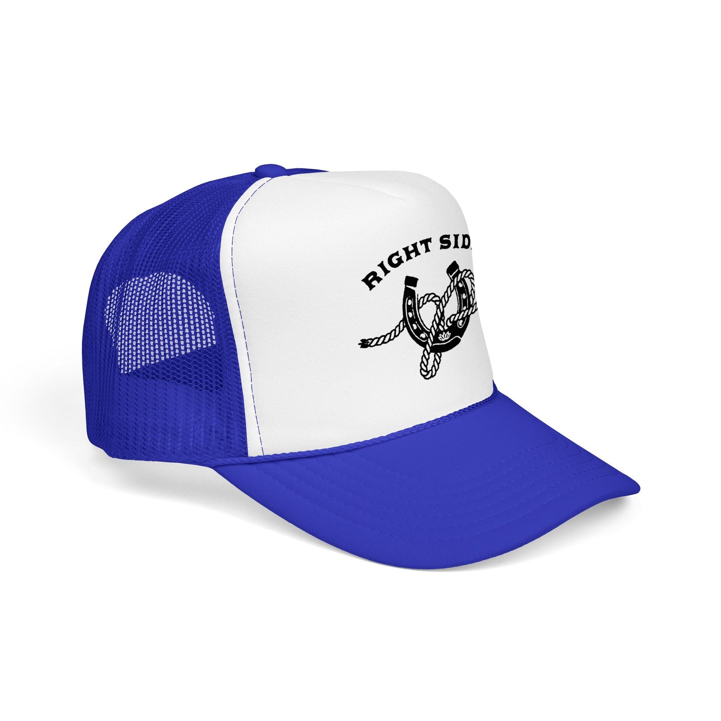 Right Side Rope Knot Trucker Hat | Western Horse Girl Trucker Cap