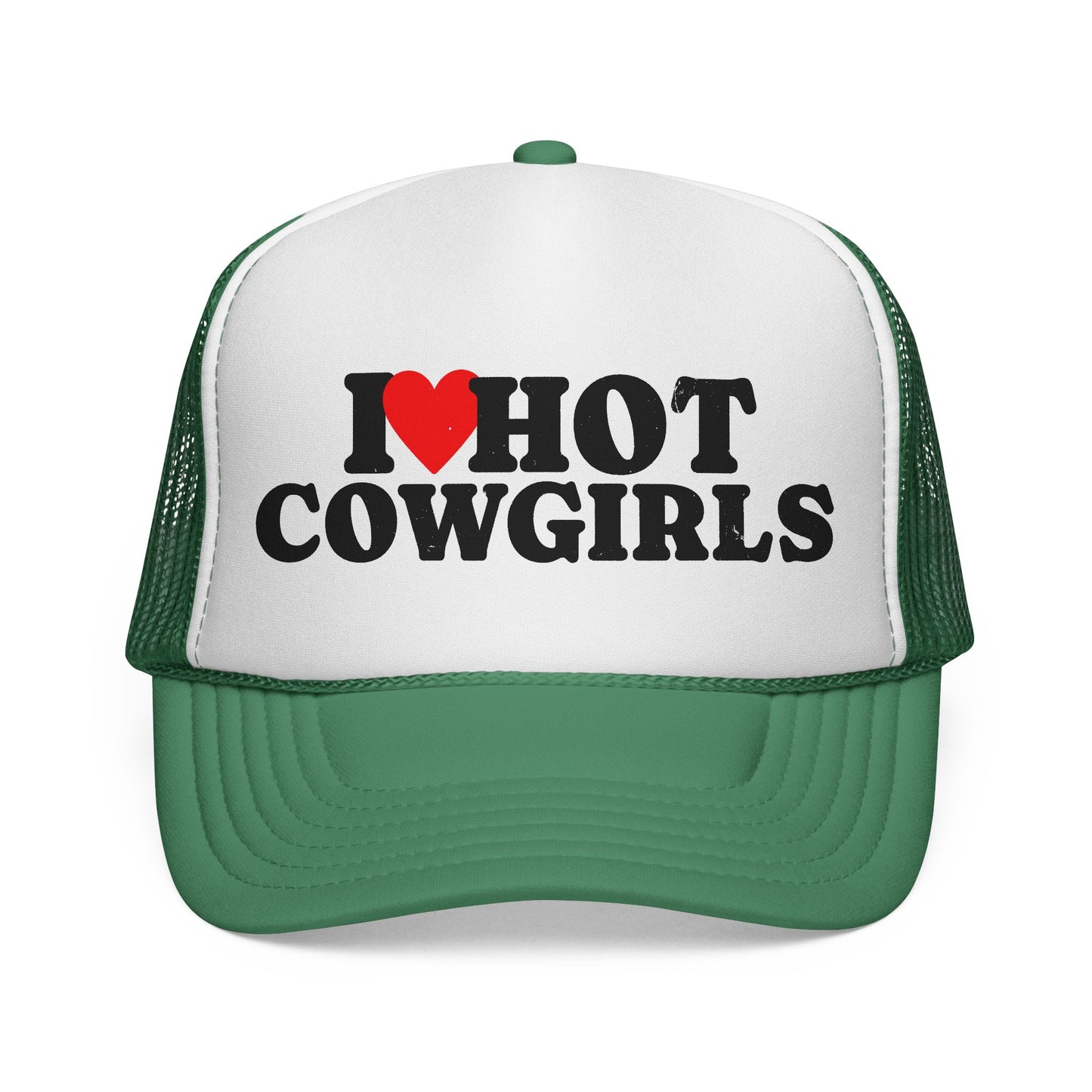 I Love Hot Cowgirls Trucker Hat, Western Trucker Hats, Cowgirl Trucker Hat, Cowboy Trucker Hat, Rodeo Hats, Rodeo Lover Gift, Rodeo Hat
