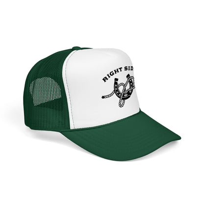 Right Side Rope Knot Trucker Hat | Western Horse Girl Trucker Cap