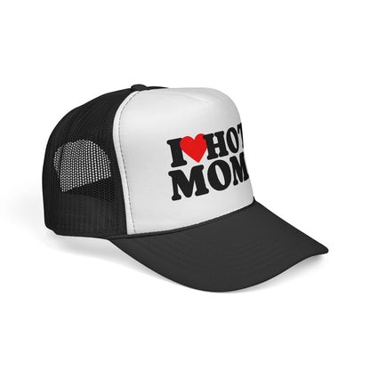 I love Hot Moms Trucker Hat, Otto Trucker Cap, Funny Hats For Men, Adult Humor Gifts, Inappropriate Trucker Hats, New Dad Gift, Lake Day Hat