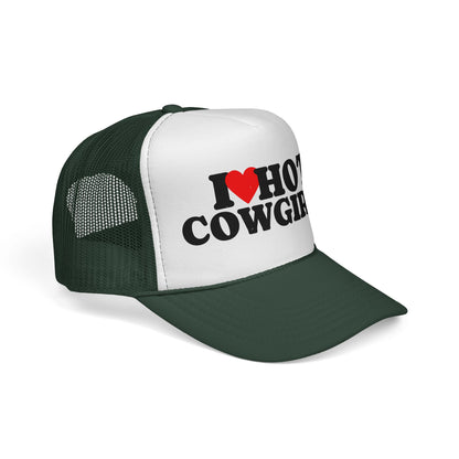 I Love Hot Cowgirls Trucker Hat, Western Trucker Hats, Cowgirl Trucker Hat, Cowboy Trucker Hat, Rodeo Hats, Rodeo Lover Gift, Rodeo Hat