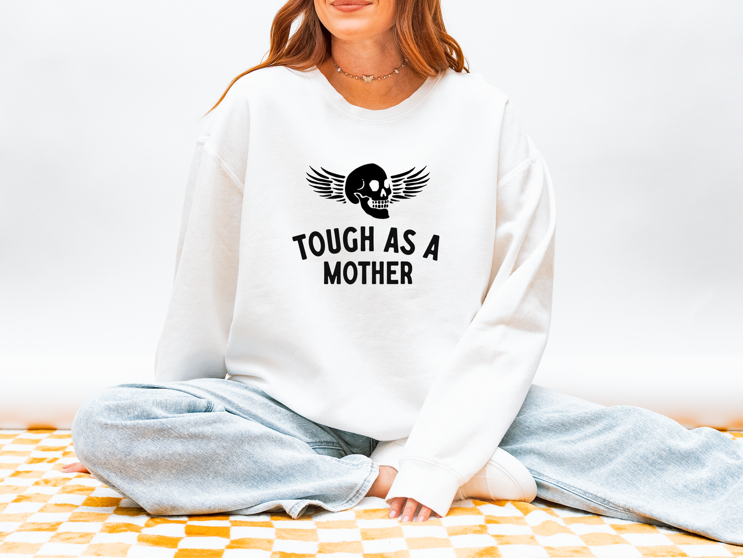 Tough As A Mother Comfort Colors® Crewneck Sweatshirt