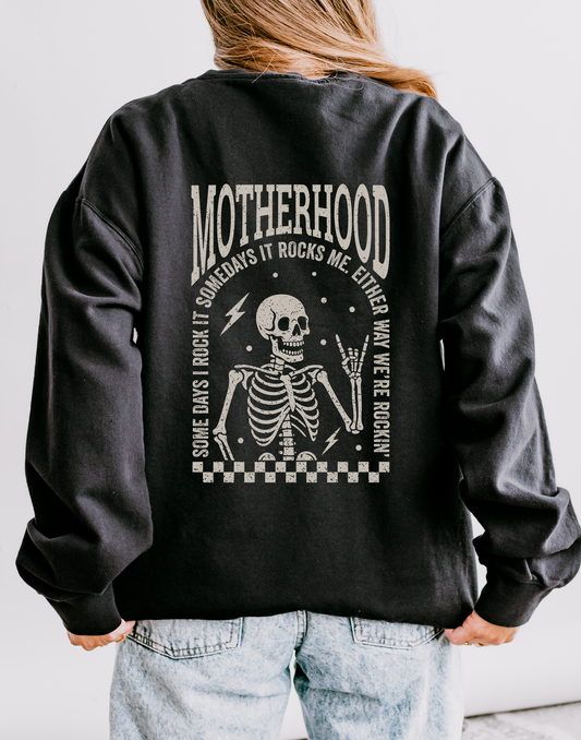Rockin’ Motherhood Comfort Colors® Crewneck Sweatshirt