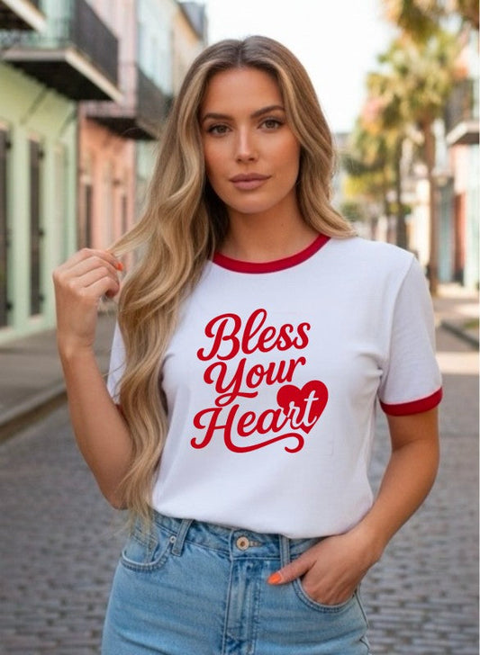 Bless Your Heart Graphic Tee Top