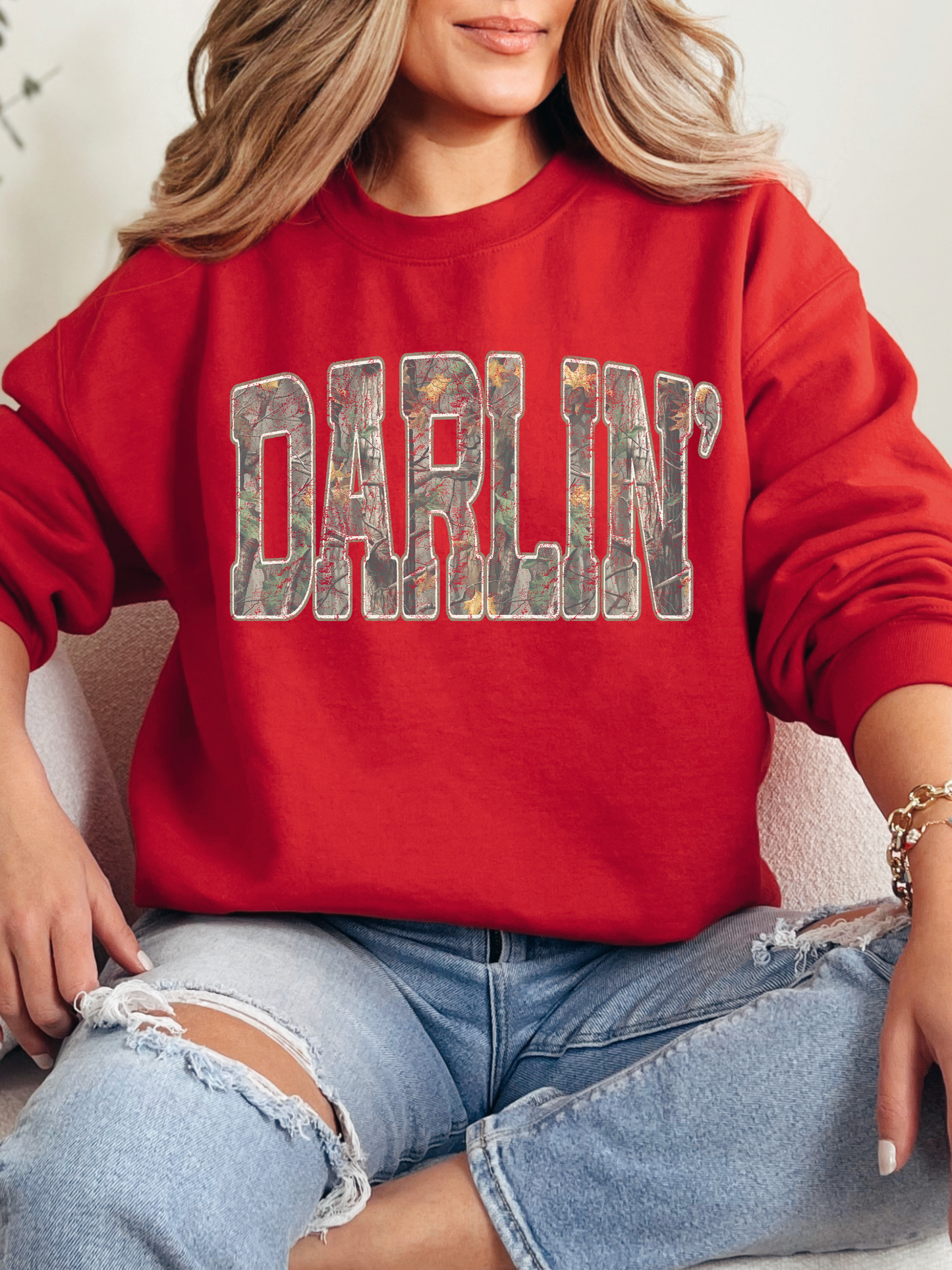 Hello Darlin' Camo Graphic Tee