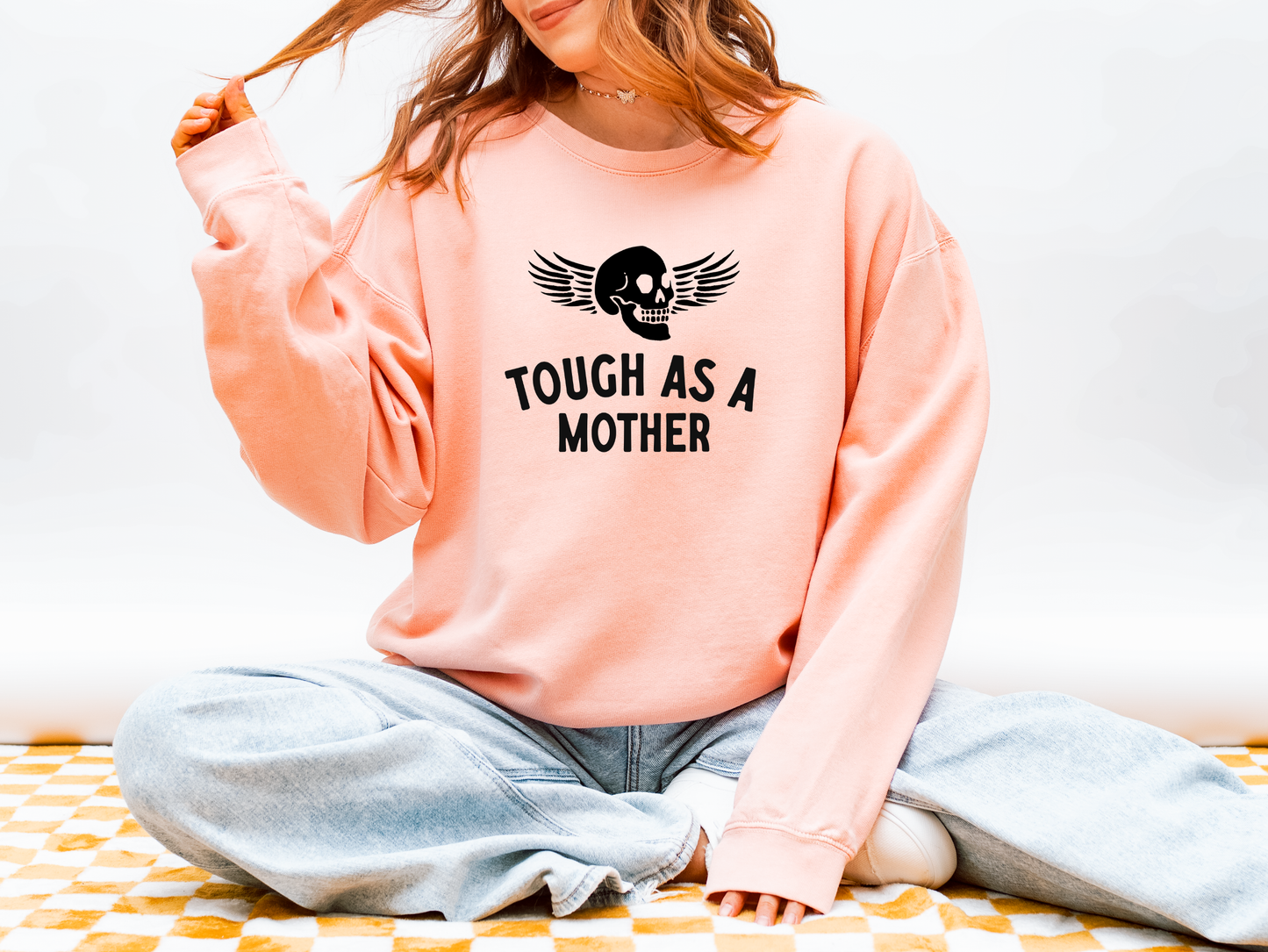 Tough As A Mother Comfort Colors® Crewneck Sweatshirt