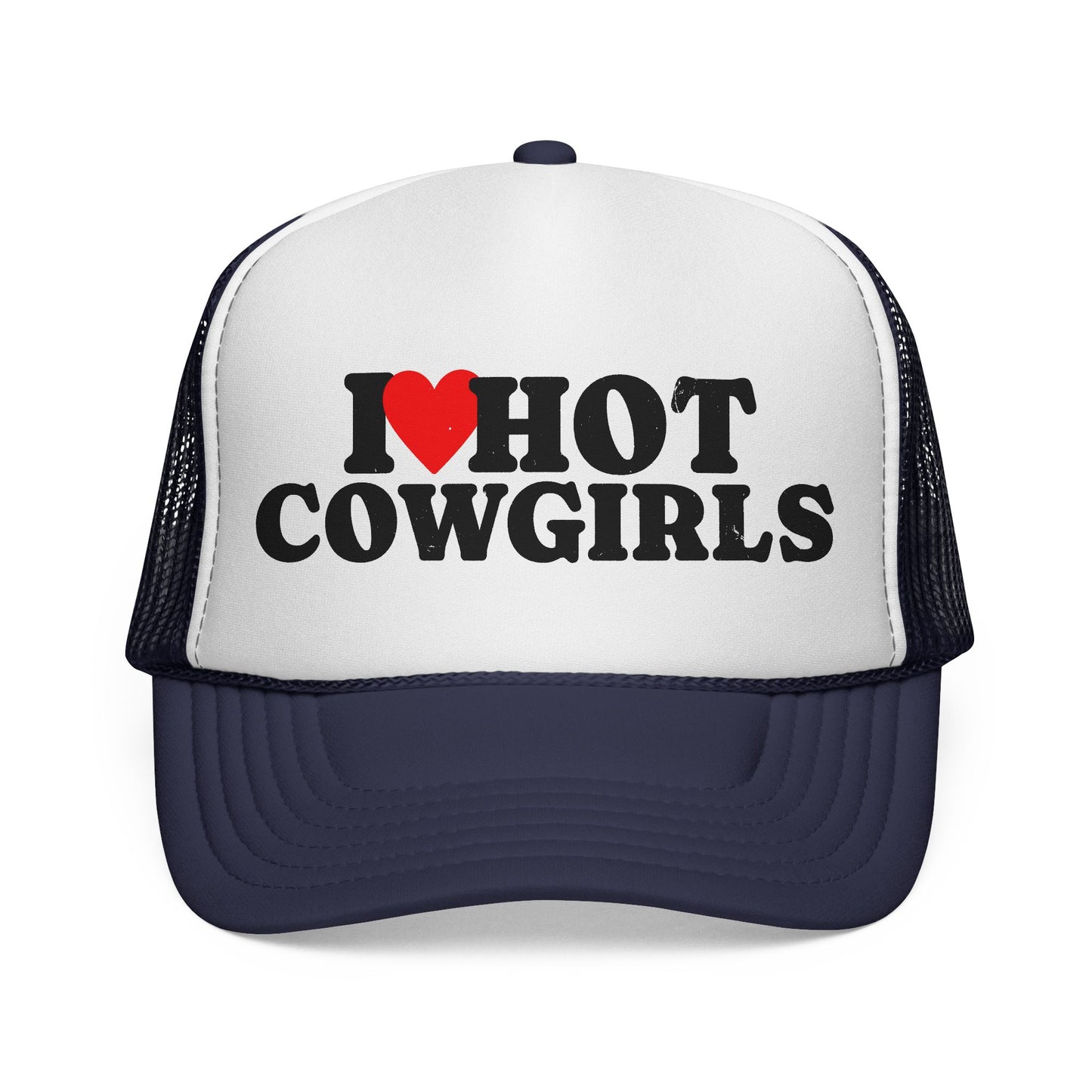 I Love Hot Cowgirls Trucker Hat, Western Trucker Hats, Cowgirl Trucker Hat, Cowboy Trucker Hat, Rodeo Hats, Rodeo Lover Gift, Rodeo Hat