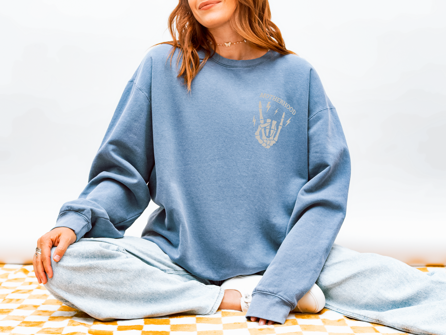 Rockin’ Motherhood Comfort Colors® Crewneck Sweatshirt