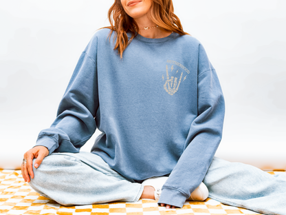 Rockin’ Motherhood Comfort Colors® Crewneck Sweatshirt