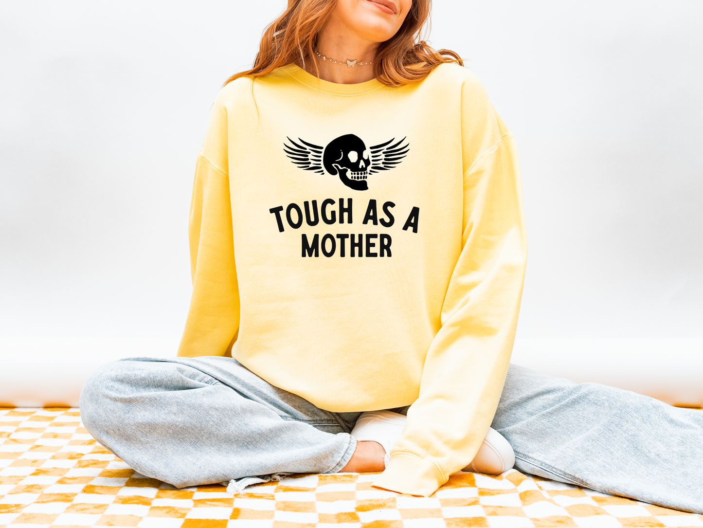 Tough As A Mother Comfort Colors® Crewneck Sweatshirt