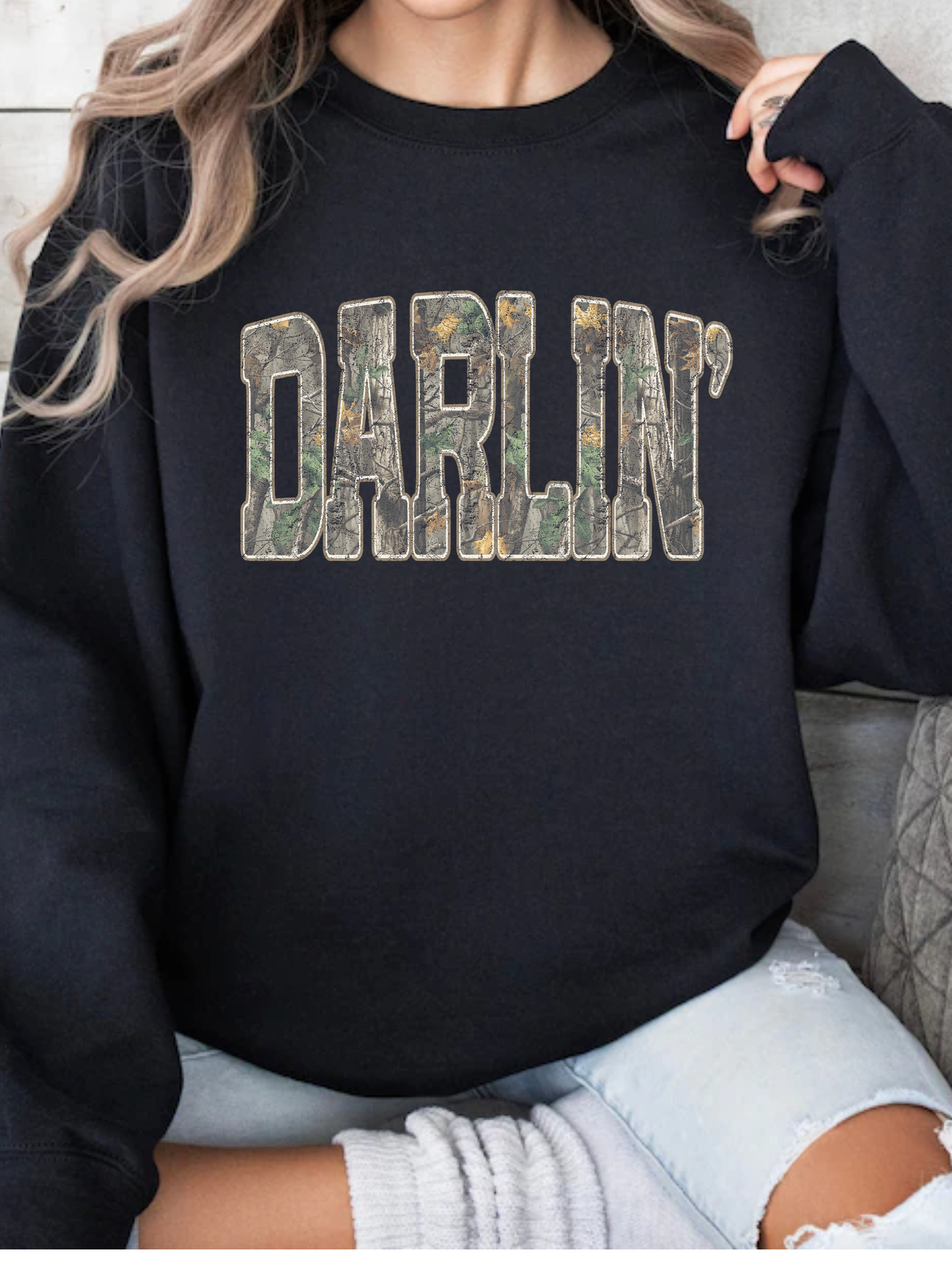 Hello Darlin' Camo Graphic Tee