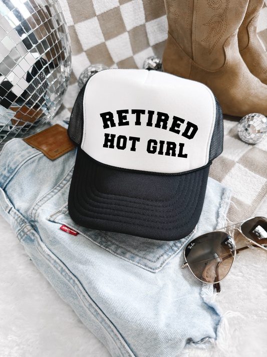 Retired Hot Girl Trucker Hat