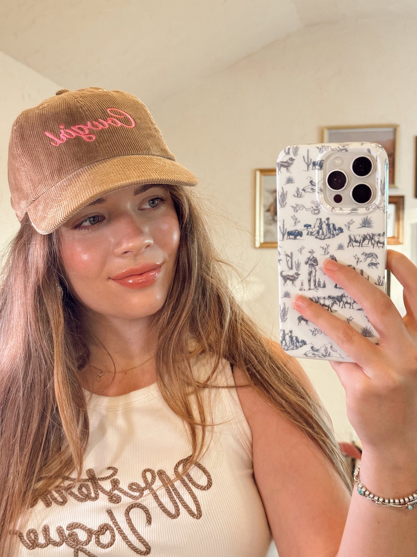 The Corduroy Cowgirl Baseball Cap