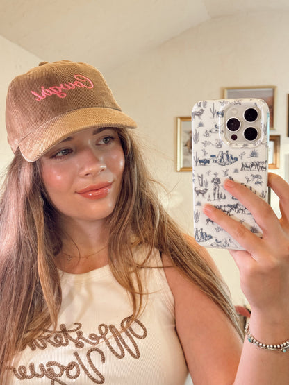 The Corduroy Cowgirl Baseball Cap
