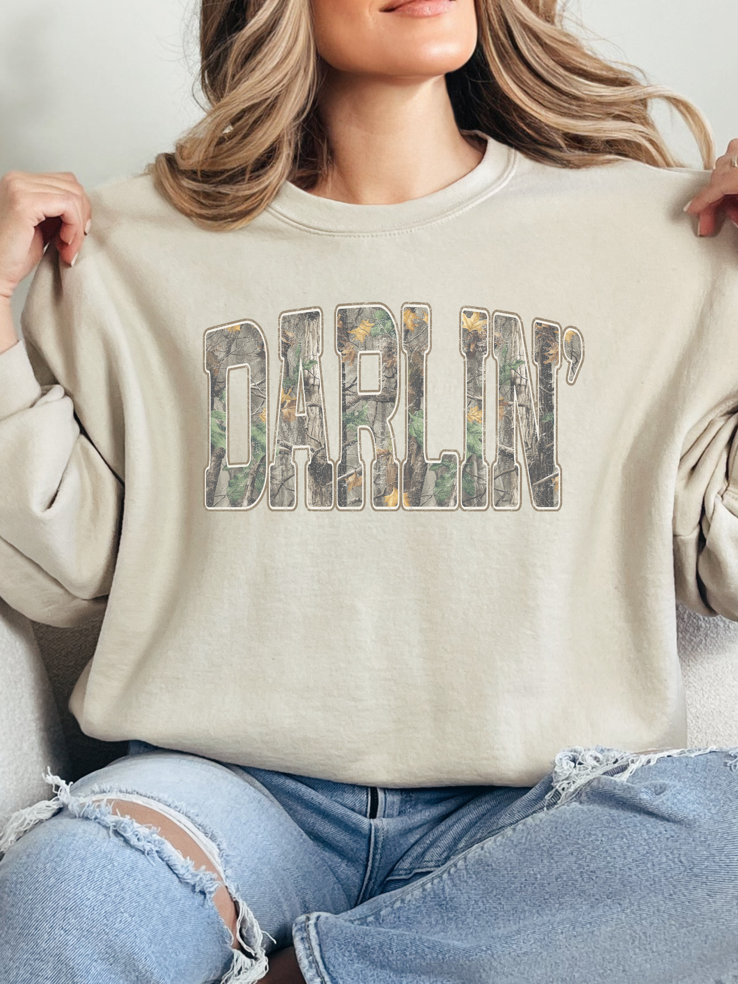 Hello Darlin' Camo Graphic Tee