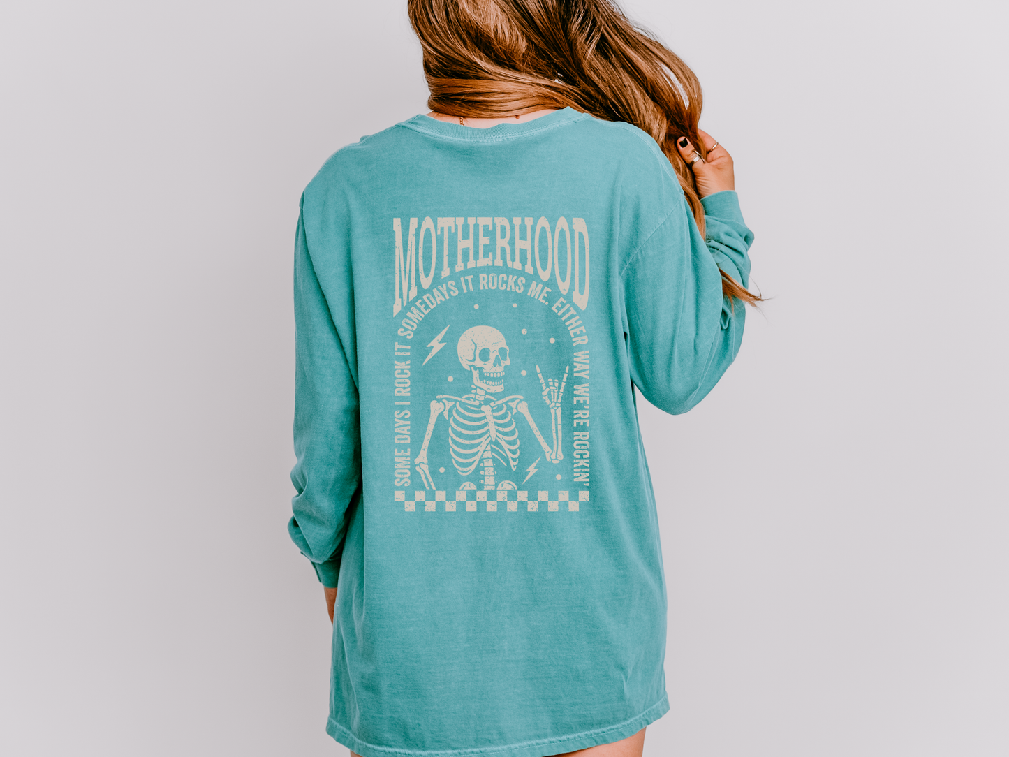 Motherhood “Some Days I Rock It” Long Sleeve Tee