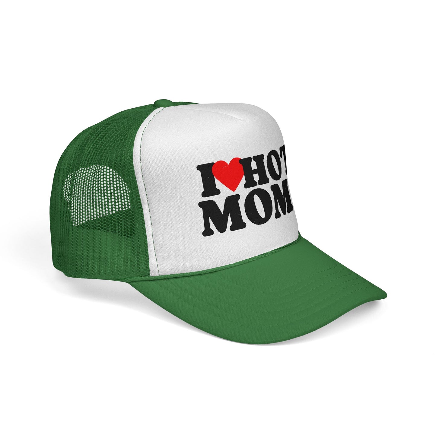 I love Hot Moms Trucker Hat, Otto Trucker Cap, Funny Hats For Men, Adult Humor Gifts, Inappropriate Trucker Hats, New Dad Gift, Lake Day Hat