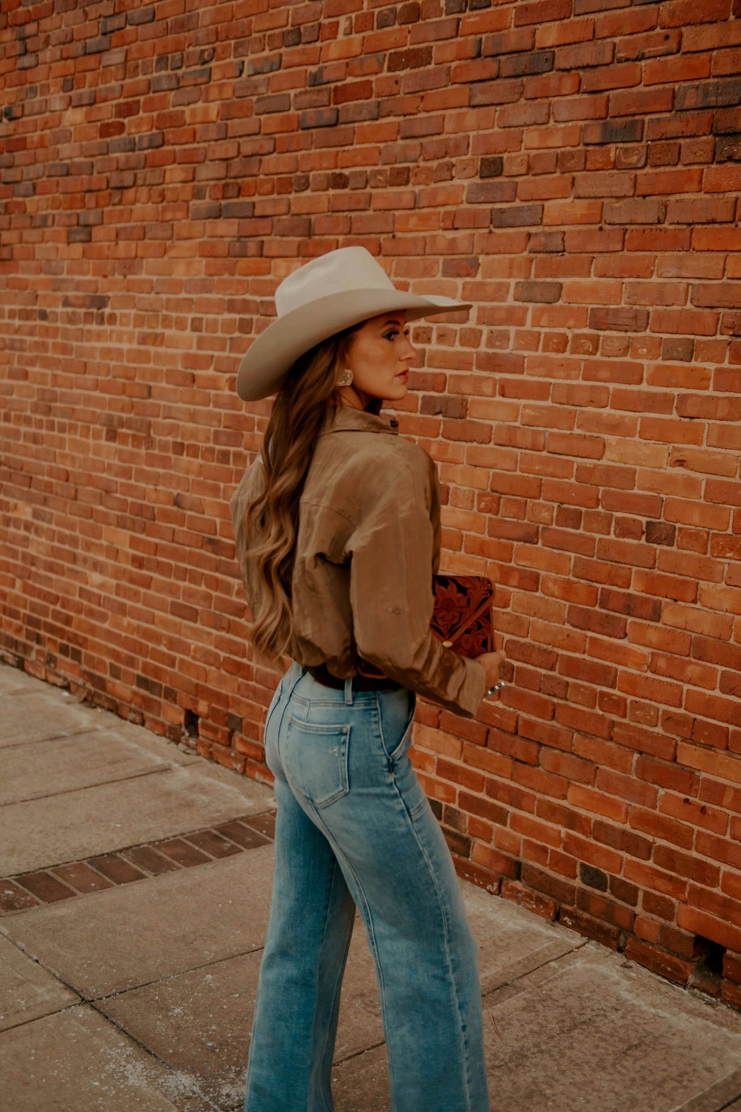 The Tulsa Top in Brown