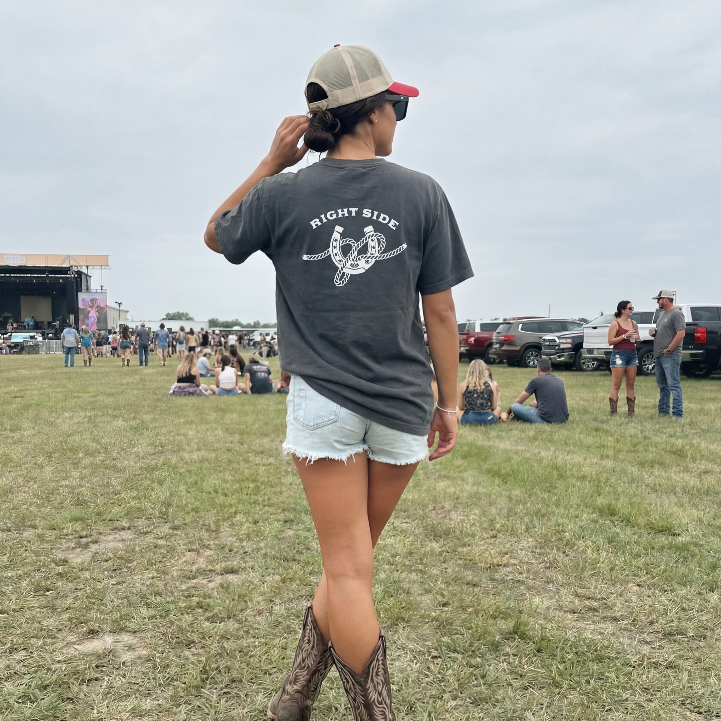 Right Side Rope Knot T Shirt | Western Horse Girl Graphic Tee