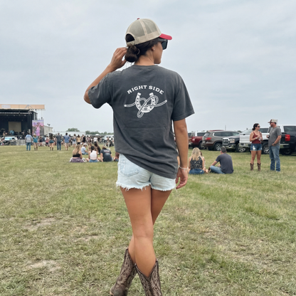 Right Side Rope Knot T Shirt | Western Horse Girl Graphic Tee
