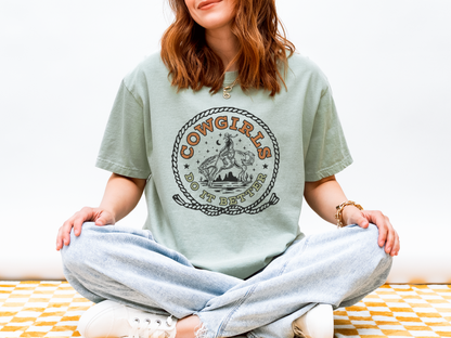 Cowgirls Do It Better Comfort Colors Tee | Western Cowgirl Graphic Shirt