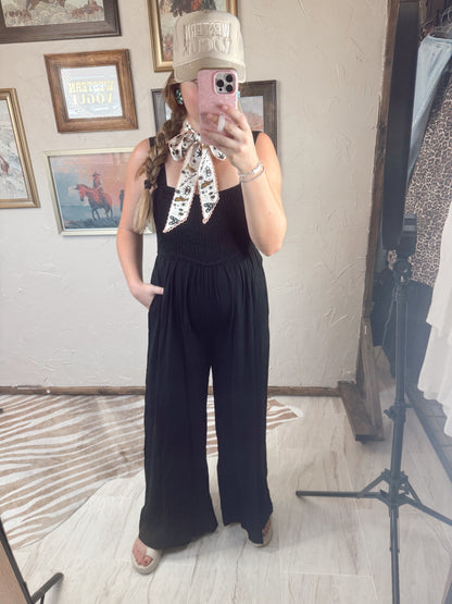 The Jasper Jumpsuit in Black