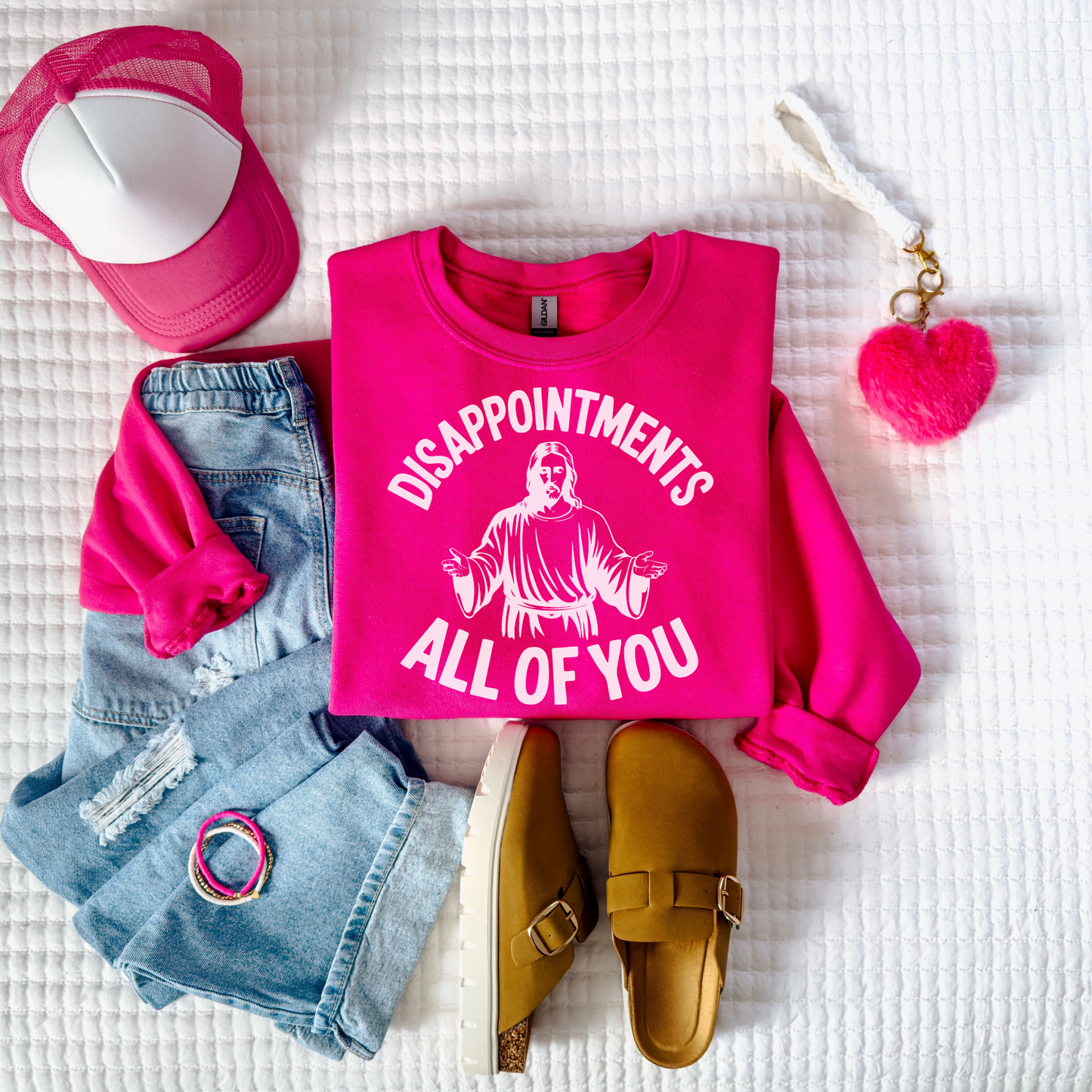 Disappointments All of You Sweatshirt – Funny Gildan Crewneck, Sarcastic Graphic Pullover