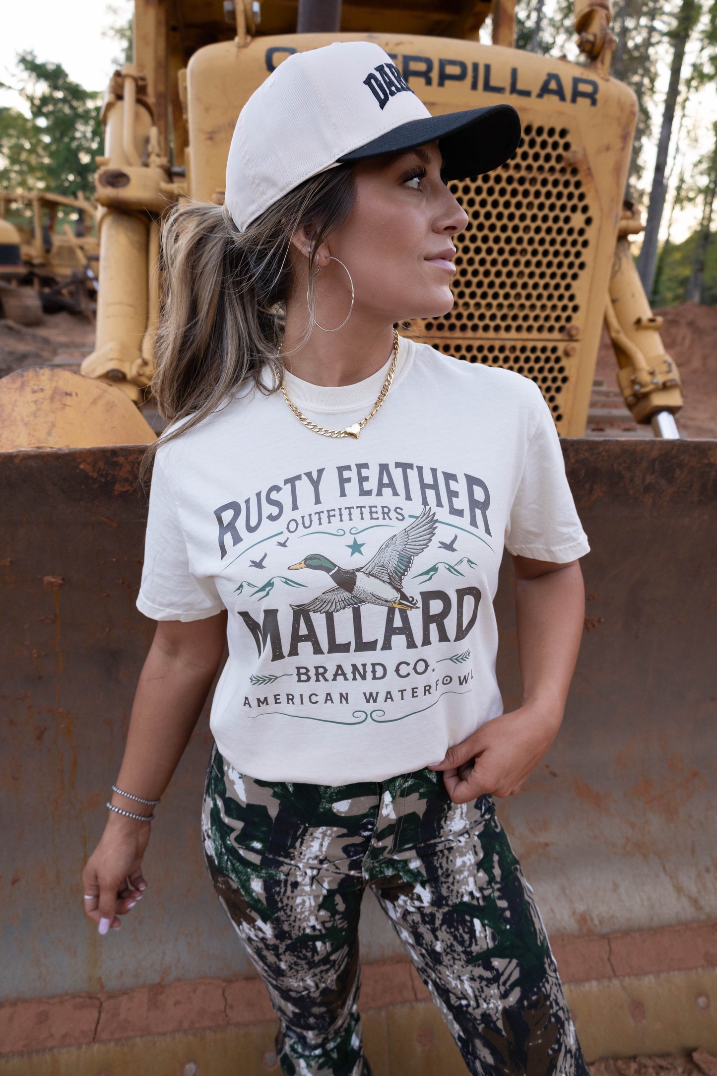 Rusty Feathered Mallard Graphic