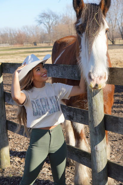 Hello Darlin' Camo Graphic Tee