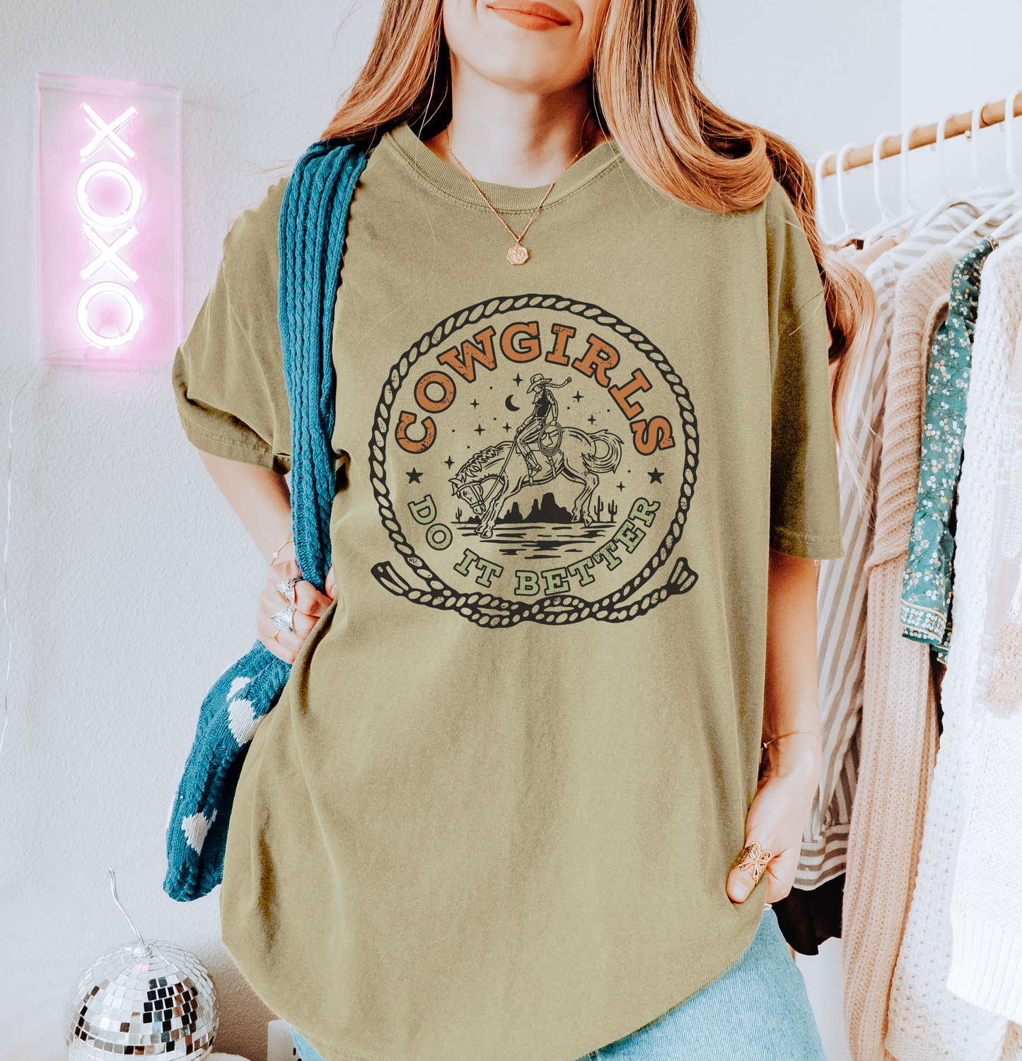 Cowgirls Do It Better Comfort Colors Tee | Western Cowgirl Graphic Shirt