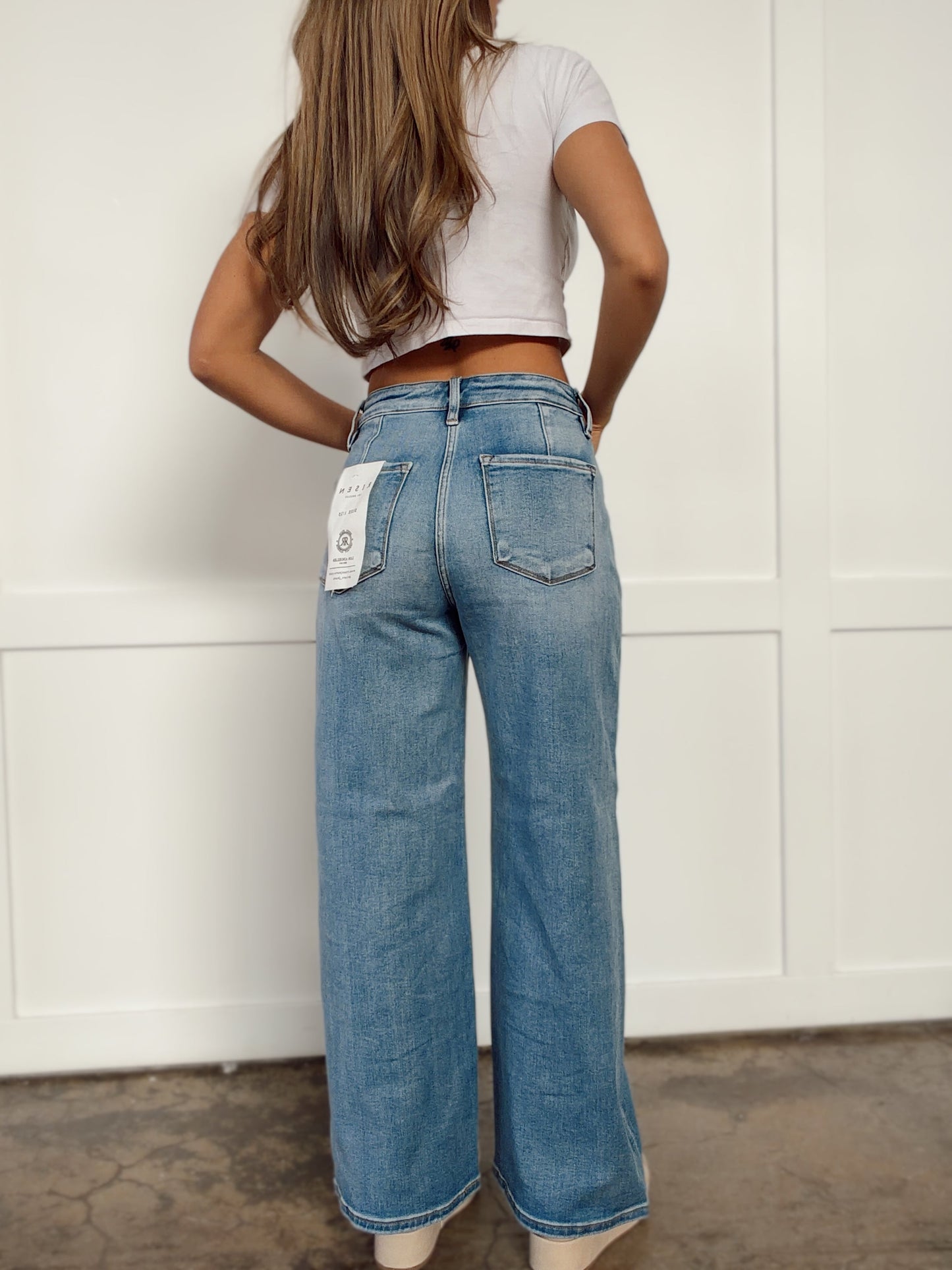 Chloe High Waisted Wide Leg Jeans