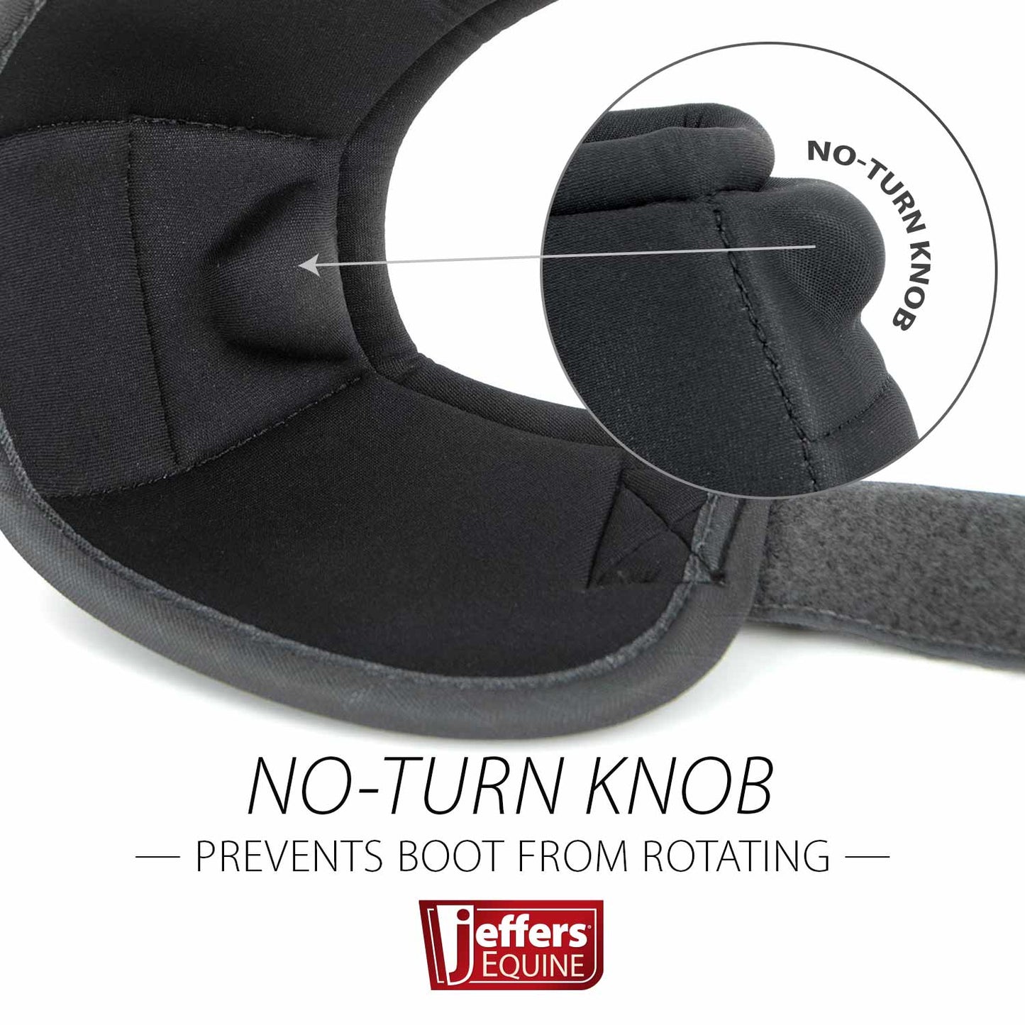 Jeffers No-Turn Bell Boots for Horses, Solid Colors, 2 ct