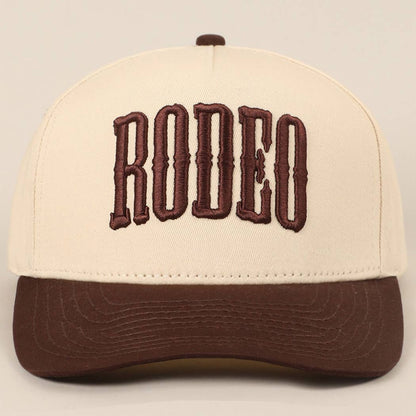 RODEO Two-Tone Embroidered Trucker Hat
