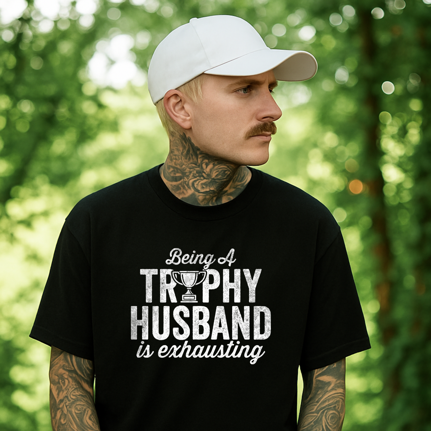 Trophy Husband T-Shirt | Funny Graphic Tee for Men | Casual Humor Shirt